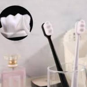 2 Pcs Soft Toothbrush  Micro-Nano Bristled For Sensitive Teeth Toothbrush Extra Soft Toothbrush