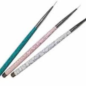 Professional 3 pcs of nail art detailing brush
