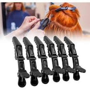 6 Pcs Hair Clip For Styling And Sectioning, Hair Barrett For Women, Professional Salon Clip For Hair Styling (Black)