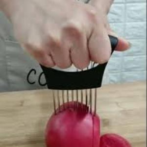 Onion Holder for Slicing, Lemon Slicer Onion Cutter 1 Pcs