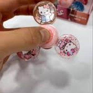 3-in-1 Fidget Spinner Shaped Lip Gloss with Vitamin E & Aloe(1 Pcs).