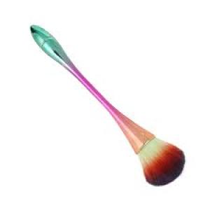 Long Colorful Dusting Brush for Nail Artist 1 Pcs