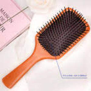 PROFESSIONAL HAIR SALON WOODEN PADDLE HAIR BRUSH  (Pack of 1).