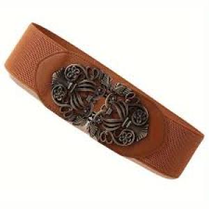 Women's Elastic Belt Adjustable Ladies Dress Waist Belt Free Size Skirt Belts Waistband Belt Girl Black 1 Pcs