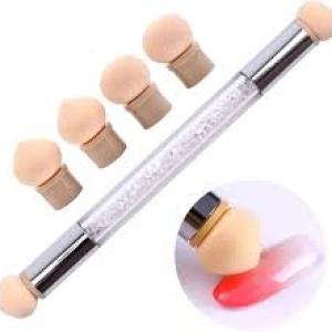 Dotting Gradient Nail Sponge Stick Tool(Set of 1).