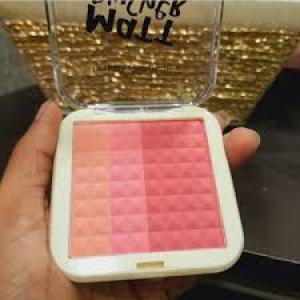 OCEAN BEAUTY 3 IN 1 Matte Blusher Makeup Colour Baked Powder (1 Piece)