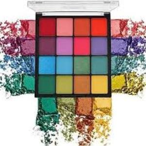 16 Color Matte Eye Shadow Palette 15 g  (Multishades)