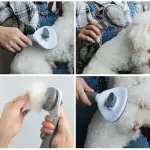 pet hair comb Dog Brush Pet Grooming Brush Hair Shedding Brush for Dogs 1 Pcs