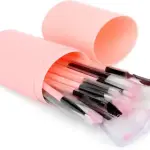 Pink Blush Theory Makeup Brushes Set OF 12  (Pack of 1)