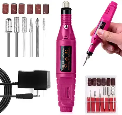 Electric Nail File Drill Kit Polishing Grinder Engraving Pen Manicure Pedicure Machine Tool( 1 Pcs).