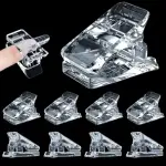 Clips for Poly gel, Nail Extension Gel Quick Building Nail Tips Clip (pack of 10).