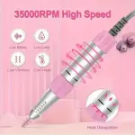 Nail Drill Machine Portable Rechargeable nail Care Kit Electric Nail Drill Pen  1 Pcs