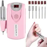 Nail Drill Machine Portable Rechargeable nail Care Kit Electric Nail Drill Pen  1 Pcs