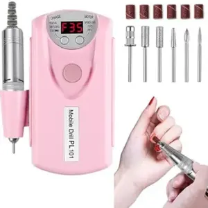 Nail Drill Machine Portable Rechargeable nail Care Kit Electric Nail Drill Pen  1 Pcs