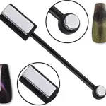 3D Tips Magnetic Nail Art Cat Eye Gel Polish Magnetic Stick 3D Line Strip  (Silver) 1 Pcs