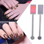 3D Tips Magnetic Nail Art Cat Eye Gel Polish Magnetic Stick 3D Line Strip  (Silver) 1 Pcs