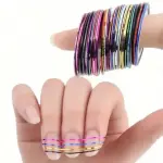 Nails Art Tape Lace Line Strips Decoration Stickers UV Gel Polish for Nail Art Decals 1 Pcs