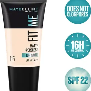 115 Matte + Pore less Foundation (Pack of 1)