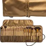 Professional Makeup Brush Set Brush Apllicator set of 24 golden  (Pack of 24)