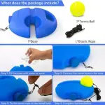Trainer Rebound Ball Solo Tennis Training Equipment Cricket Training Ball Tennis Kit(1 Piece).