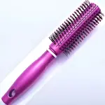 Hair Curling Roller Round Comb Brush paçk of 2