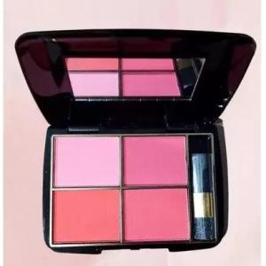 4 color high quality Fashion Makeup Steel Blusher Palette kit