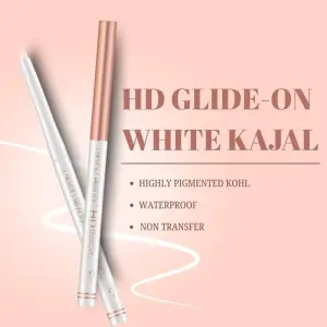 Professional HD Glide On Auto White Color Kajal 1 Pcs