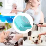 Body Cleaning Brush for Use in Shower Soft Bath Room Brush Foot  1 Pcs