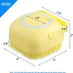 Body Cleaning Brush for Use in Shower Soft Bath Room Brush Foot  1 Pcs