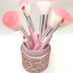 8pcs Soft Bristle Face and Eye Wooden Color Makeup Brush Set.