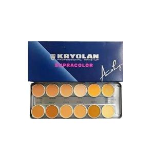 12 Shades Supracolor Flawless Super Blendable, Waterproof, Long Lasting Mousse Foundation.