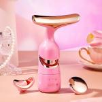 3-in-1 Facial & Neck. Electric Face Massager(Pink)