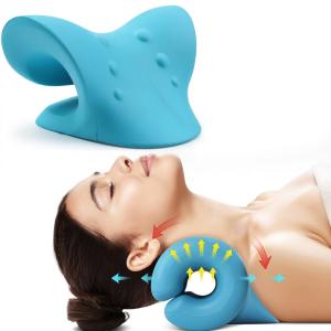 Neck Stretcher, Neck and Shoulder Relaxer (Pack of 1).Sky Blue