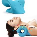 Neck Stretcher, Neck and Shoulder Relaxer (Pack of 1).Sky Blue