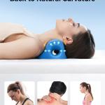 Neck Stretcher, Neck and Shoulder Relaxer (Pack of 1).Sky Blue