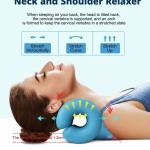 Neck Stretcher, Neck and Shoulder Relaxer (Pack of 1).Sky Blue
