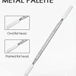 Stainless Steel Mixing Makeup Plate Tool. (Pack of 1)