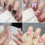 12 Grid Nail Art Decoration Box – 3D Bow Design (1 Set).
