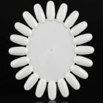 10 Palettes Display Board for Nail Art Design Pattern Practice and Swatch Nail Polish Color(White).
