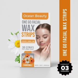 20 Pcs Wax Strips for Facial Hair Removal