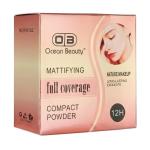 OCEAN BEAUTY Full Coverage Compact Powder shade 105 Natural Makeup 1 Pcs