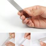 Glass Nail File Transparent Sanding Polishing Grinding Nails Filing Manicure Tool(Pack of 3).