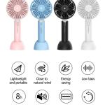 Premium Portable And Rechargeable Mini Hand Fan (Pack of 1) Pink.