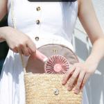 Premium Portable And Rechargeable Mini Hand Fan (Pack of 1) Pink.