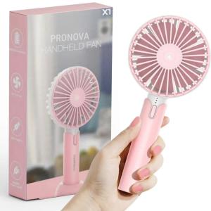 Premium Portable And Rechargeable Mini Hand Fan (Pack of 1) Pink.