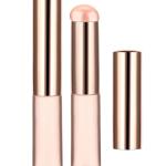 Silicone Lip Brush with Cover Lipstick Makeup Brushes Women.(Pack Of 2)Golden Beige