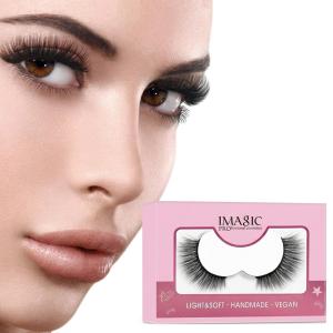 Handmade 3D Eyelashes NATURAL PAIR OF 10)