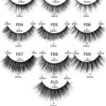 Handmade 3D Eyelashes NATURAL PAIR OF 10)