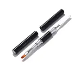 Dual-Ended 2in1 Poly gel Acrylic Nail Art Brush & Picker, Nail extension Brushes ( Pack of 1)