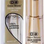 OCEAN BEAUTY Professional Color Change Lipstick Transparent (Pink, 3.6 g) 1 Piece.